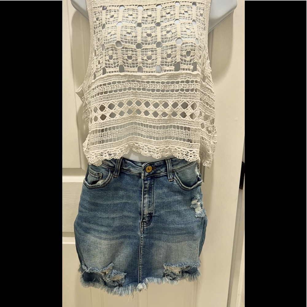 Vervet denim skirt
